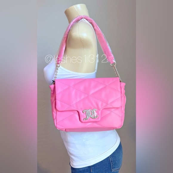 JUICY COUTURE Bag Brighter Than A Diamond Shoulder Bag - Pink - Picture 7 of 8